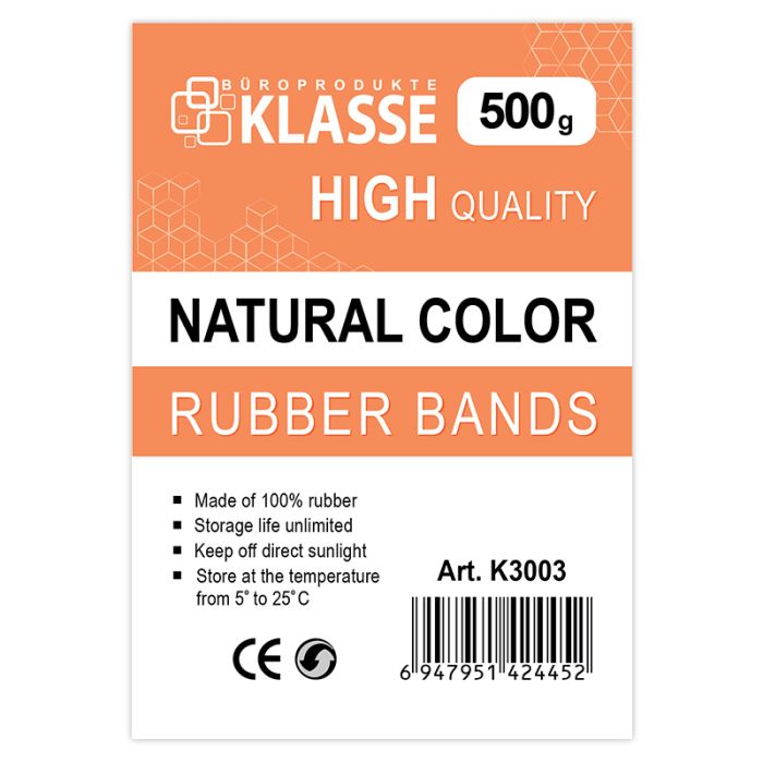 Elastici din cauciuc KLASSE, 500 gr.