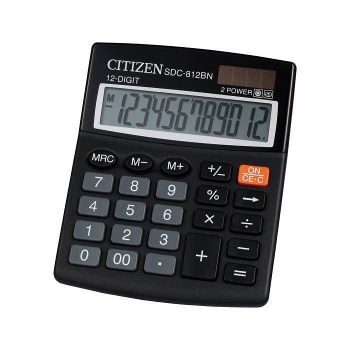 Калькулятор Citizen SDC 812 BN
