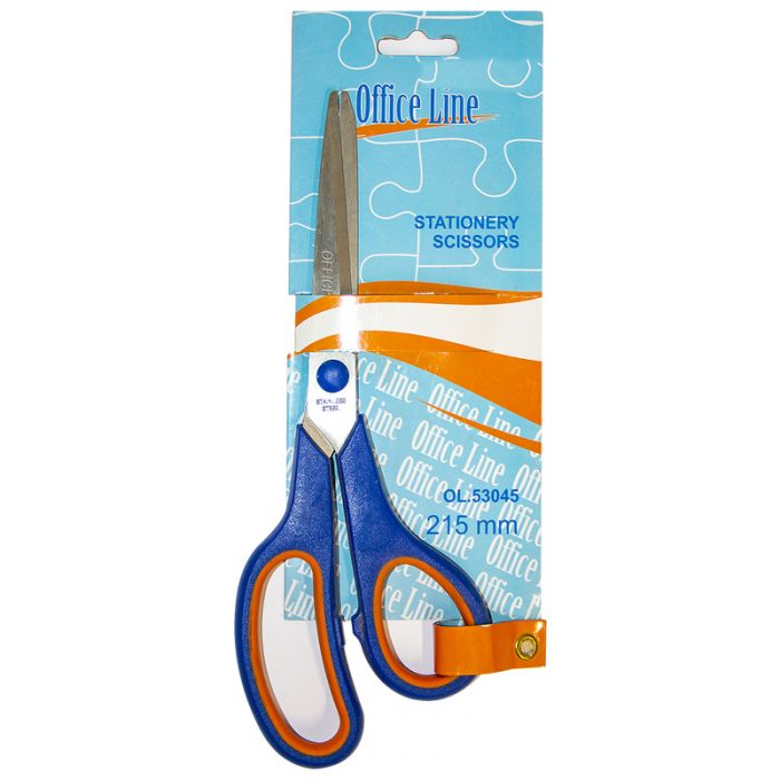 Foarfecă OfficeLine 215 mm, înserții din cauciuc