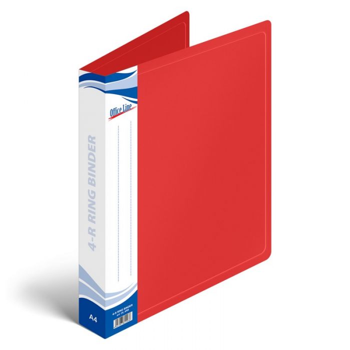 Mapă din plastic Office Line, cu 4 inele