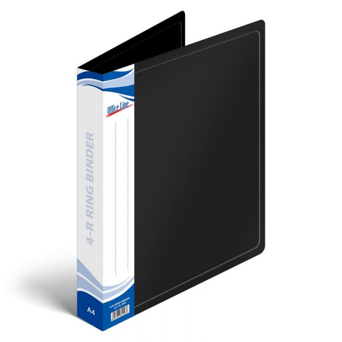 Mapă din plastic Office Line, cu 4 inele