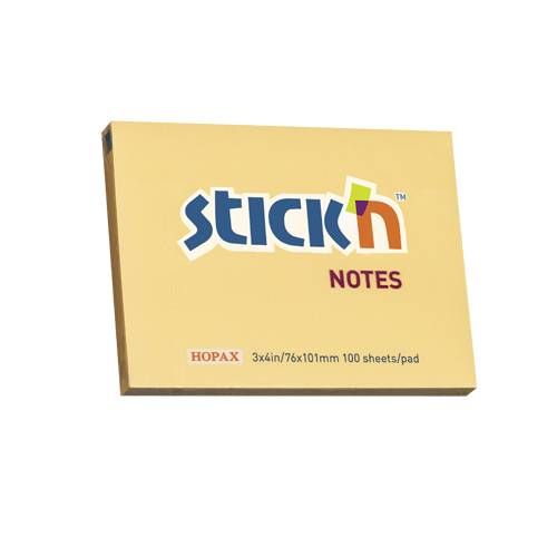 Hârtie pentru notițe, 76x101mm, 100 foi, roz, STICNK