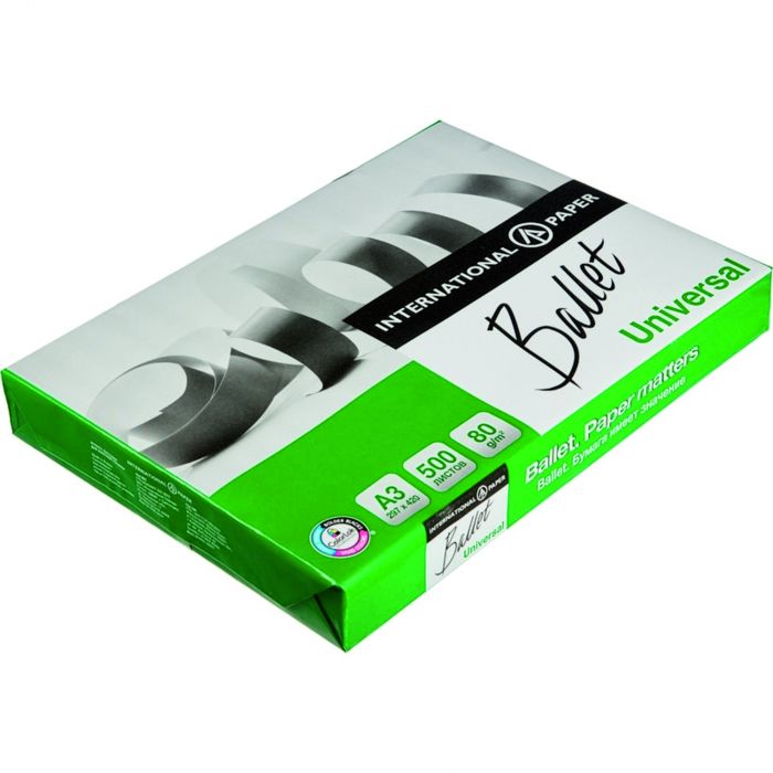 Hârtie pentru xerox  Ballet A3 (80 г/м2, 500л)