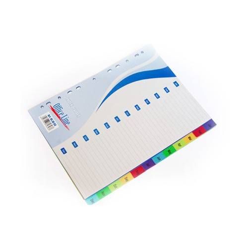 Календарный пластиковый индекс разделитель OfficeLine, 12 штук