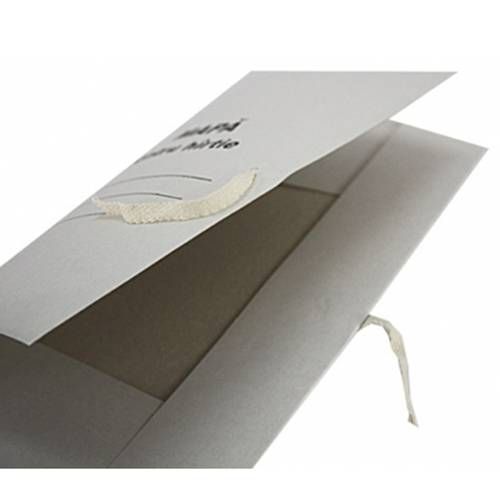 Папка картонная на завязках, А4