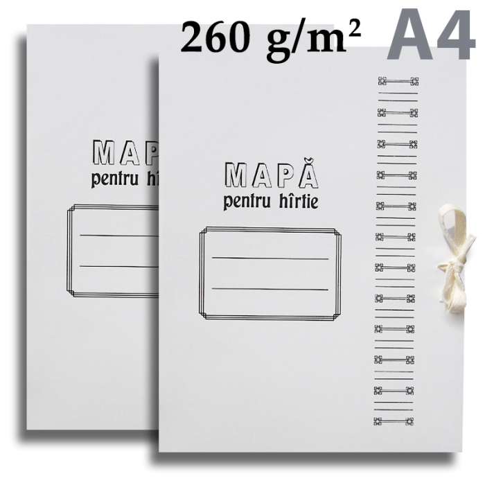 Папка картонная на завязках