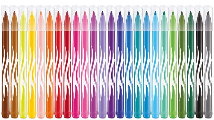 Фломастер MAPED Jungle, 24 цвета