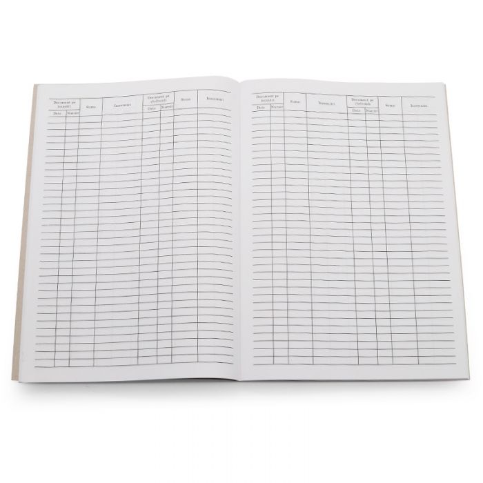 Registru de evidenta a dispozitiilor de incasari si de plata, hirtie ofset, 50 file