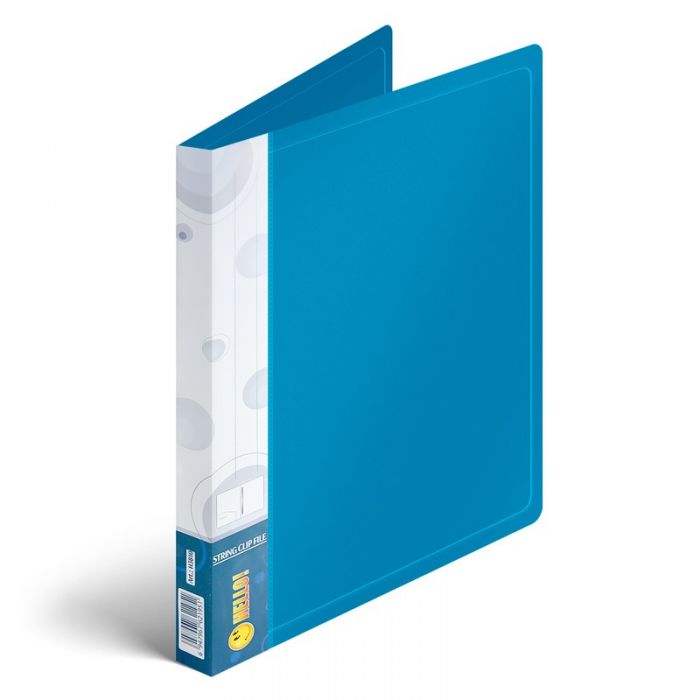 Mapă din plastic  cu șină metalică HELLO