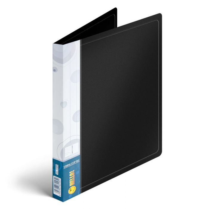 Mapă din plastic  cu șină metalică HELLO